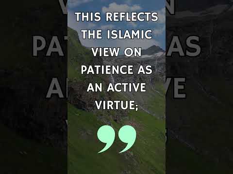 Patience is not passive; on the contrary, it is concentrated strength #shorts