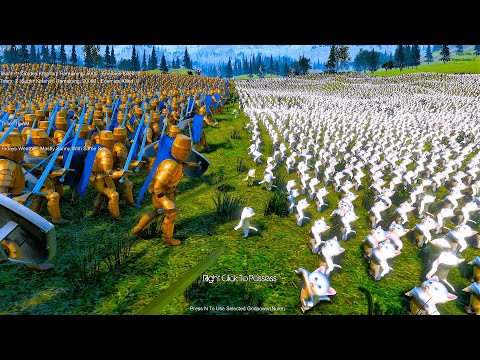 5K Golden Knights Vs 20K Super Cute Kittens - Ultimate Epic Battle Simulator UEBS