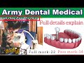 Indian Armed Forces Dental Checkup Full Details Explain In Tamil Army Basic Medical Defence Ncc