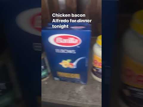 Chicken bacon Alfredo recipe