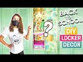 Back To School DIY Locker Decor | Jungle Nature Vibe | Organize Locker