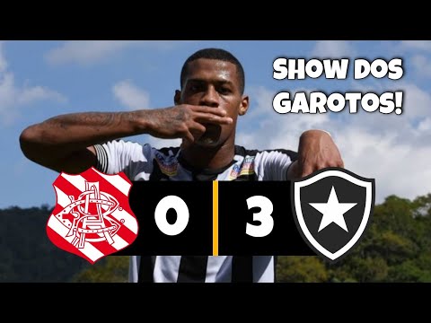 SHOW DOS GAROTOS DO FOGÃO | Bangu 0 x 3 Botafogo | Melhores momentos | Carioca sub-20.