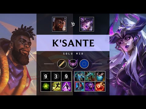 K'Sante Mid vs Syndra - EUW Master Patch 25.21