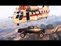 We Used a Cargo Plane To Drop a Huge Truck Into a Prison and Escape in GTA 5! (GTA V Funny Moments)