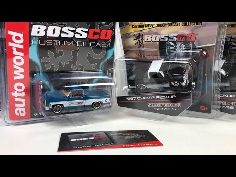 1BossCo.com Exclusive Auto World and Maisto Squarebodies
