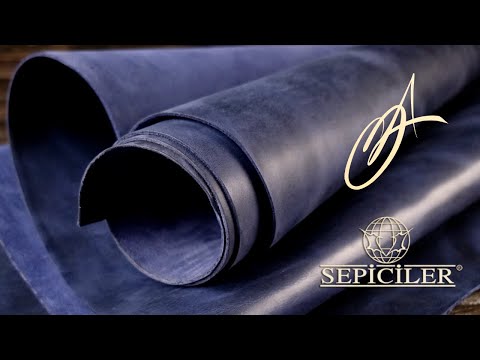 Sepici Leather - Newport Crazy Navy 5-6oz