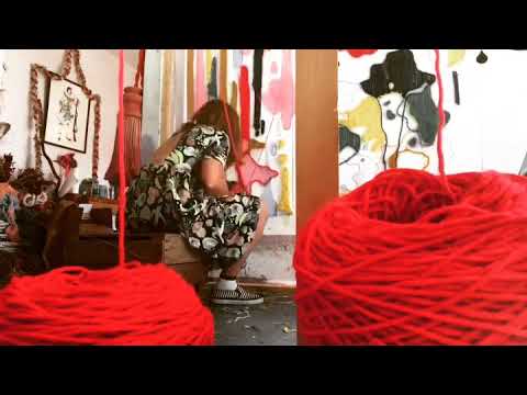 trish andersen studio stairs runner tuft