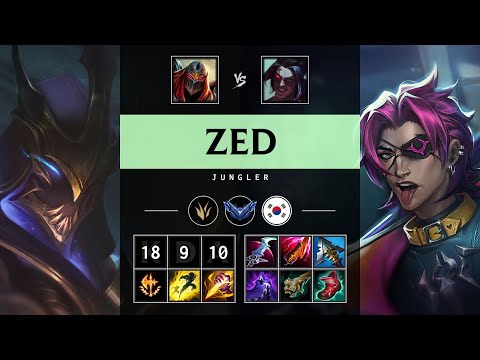Zed Jungle vs Kayn: Rampage - KR Diamond Patch 14.23