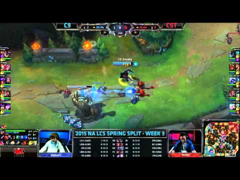 C9 vs CST   NA LCS 2015 W3D2   Cloud 9 vs Team Coast VOD