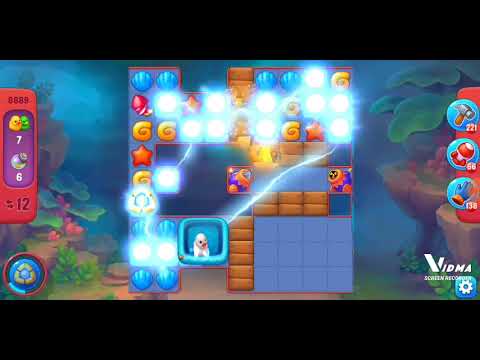 Fishdom. 8689 hard level no boosters and diamonds. 24 moves