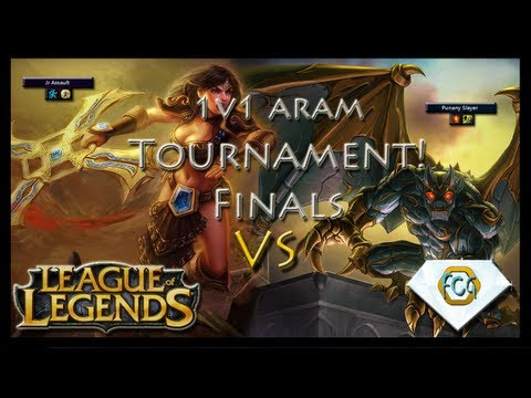 Finals - Galio VS Sivir - P-Slayer VS Jr Assault - FCG 1v1 ARAM TOURNAMENT - League of Legends