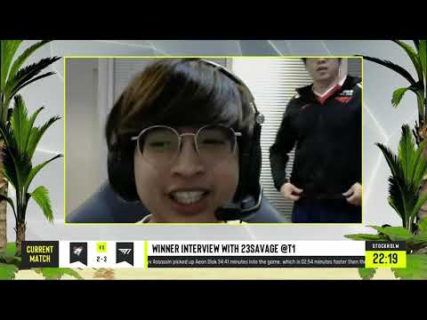 23savage interview, T1 jumping and screaming happily after winning ESL One Summer 2021. GGWP!