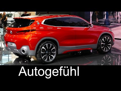 All-new BMW X2 Coupé concept car first look Paris Motor Show Report - Autogefühl