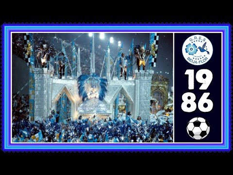 BEIJA-FLOR 1986 || O MUNDO É UMA BOLA (Vice-campeã) || #ResenhaRJ || #NostalgiaCarnaval