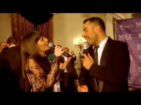 KAMILA AND ROBERTO MELONI on MELE PARTY