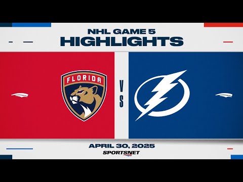 NHL Game 5 Highlights | Panthers vs. Lightning - April 30, 2025