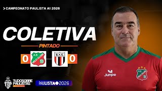 COLETIVA DE IMPRENSA - VELO CLUBE 0 X 0 BOTAFOGO-SP - PAULISTÃO A1 - RODADA 1 - 11/01/26