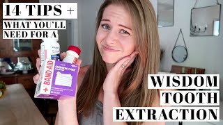 THE ULTIMATE WISDOM TEETH SURVIVAL GUIDE | 14 Tips for Wisdom Tooth Extraction | Before & After