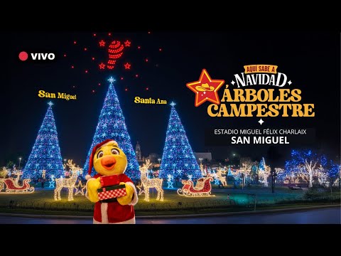 INAUGURACION del ARBOL CAMPESTRE en SAN MIGUEL - NAVIDAD 2025 EL SALVADOR