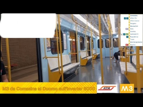 Viaggio 🟡 M3 da Comasina al Duomo con l'inverter 8000