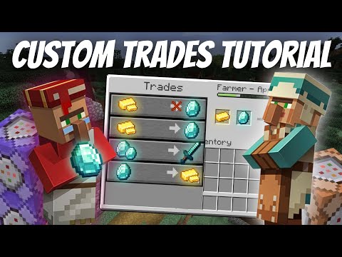 UnderMyCap - How To Make Custom Villager Trade Shops In Minecraft!
