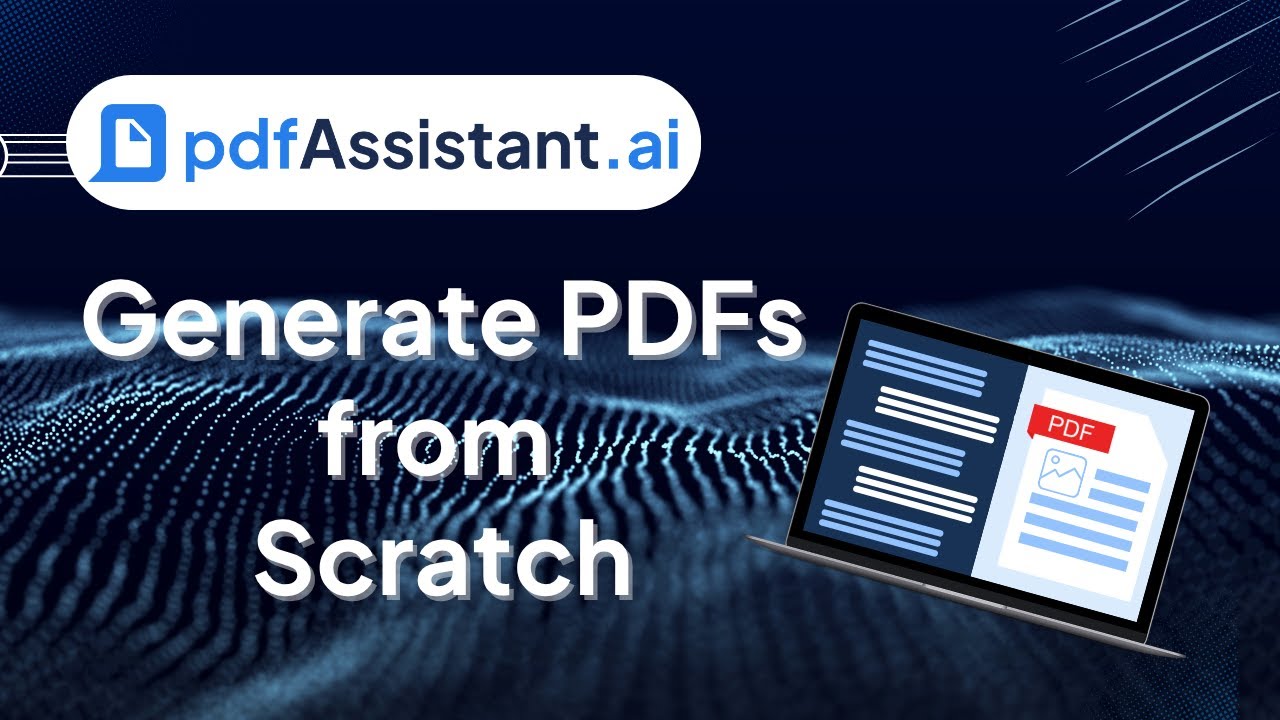 Generate PDF Files from Scratch Online
