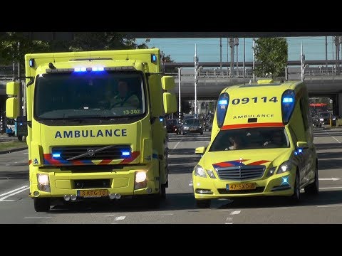 [Luchthoorn][01.07.2018] [IC-] Ambulances met spoed in Amsterdam