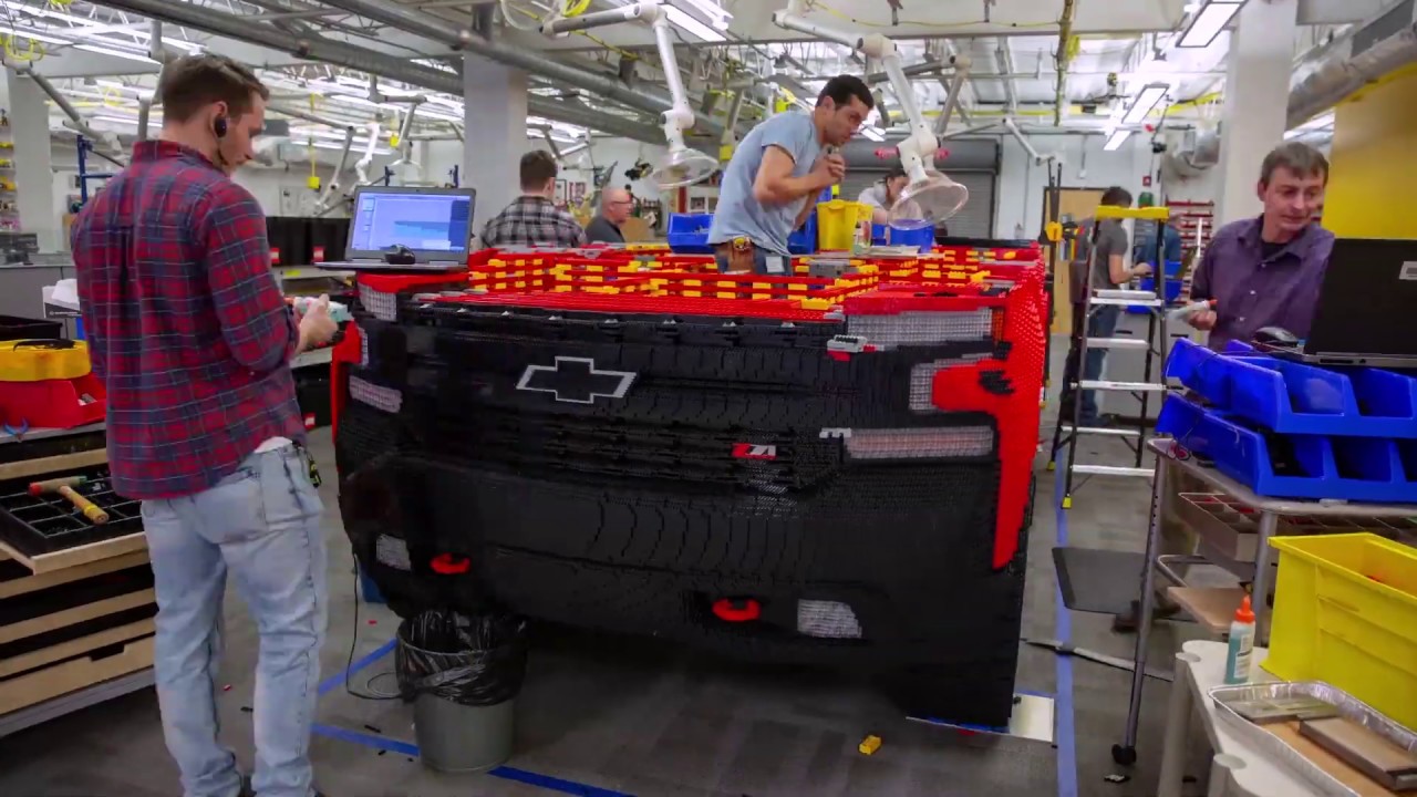 Full-Size LEGOÂ® Silverado | Chevrolet - YouTube
