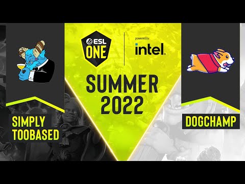 Dota2 - Simply TOOBASED vs. Team DogChamp - Game 1 - DPC NA Tour 3 - ESL One Summer 2022