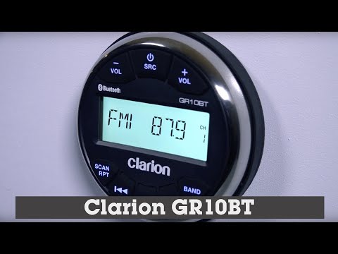 Clarion GR10BT Display and Controls Demo | Crutchfield Video