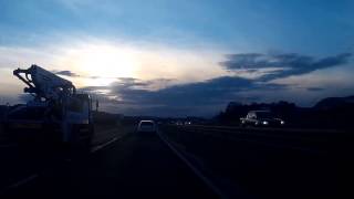 Late Afternoon Drive From Dundee To Perth Scotland