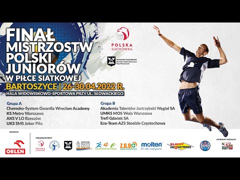 Finał Mistrzostw Polski Juniorów w Piłce Siatkowej Bartoszyce'2022