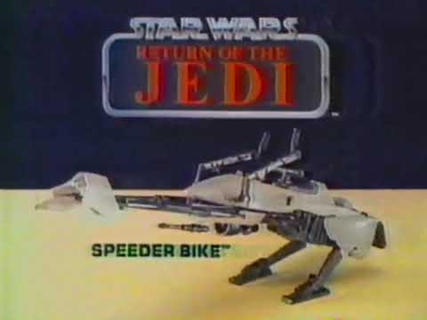 1983 Speeder Bike Star Wars Return Of The Jedi Kenner Action Figure Commercial