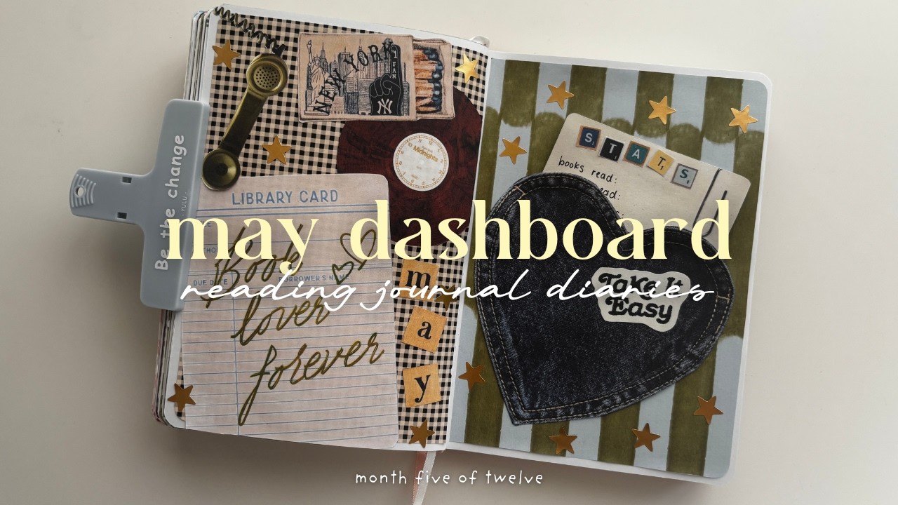 setting up for may in my 2026 reading journal 💿