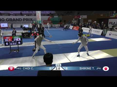 2023 140 T32 07 M F Individual Busan KOR GP YELLOW CHOI HKG vs SHIKINE JPN