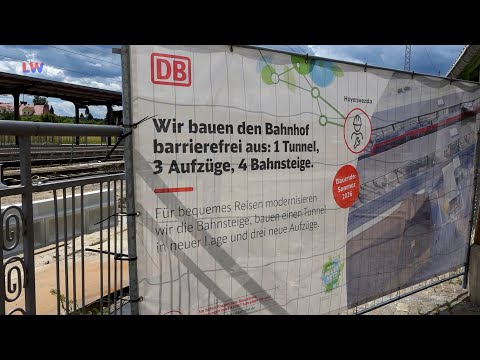 Hoyerswerda: Bauarbeiten am Bahnhof in vollem Gange - LAUSITZWELLE