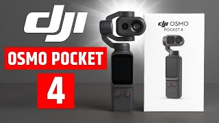 DJI OSMO Pocket 4 - 2026 Final Specs Price & Release Date!