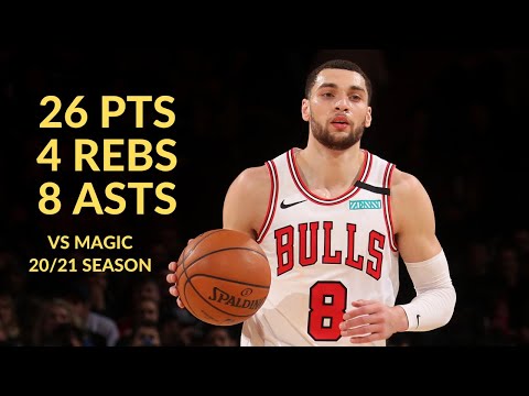 Zach LaVine 26 Pts 4 Rebs 8 Asts Highlights vs Orlando Magic | NBA 20/21 Season