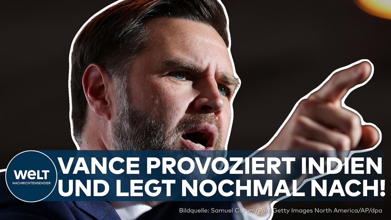 AMERIKANISCHE REGIERUNG: Ein Wort sorgt für Ärger! Indien ist wütend auf J.D. Vance Aussage!