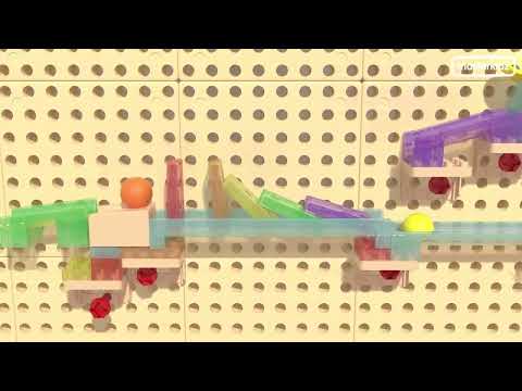 Набор "Трек с мячом (кинетический)" для системы STEM WALL, Masterkidz