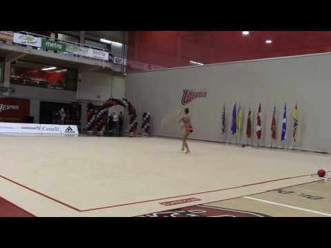 Athena Tsaltas Senior Hoop 2016 CDN Championships RG Comp B