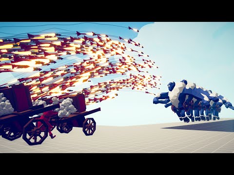 5x HWACHA vs SECRET FACTION - Totally Accurate Battle Simulator TABS