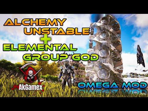 Alchemy unstable + elemental group god | Omega Mod | #ARKSurvivalEvolved #ARK