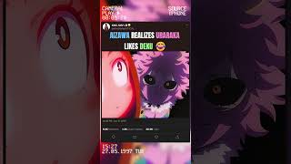 AIZAWA REALIZES URARAKA LIKES DEKU 😂 | #myheroacademia #edit #amv #anime