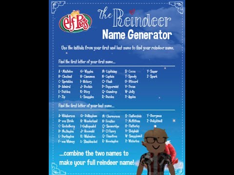 Christmas Nicknames Generator