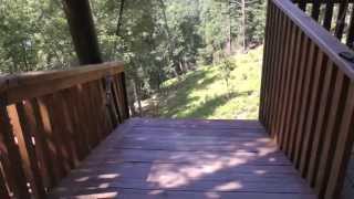 preview picture of video 'Kittatinny Dual Zipline first person view'
