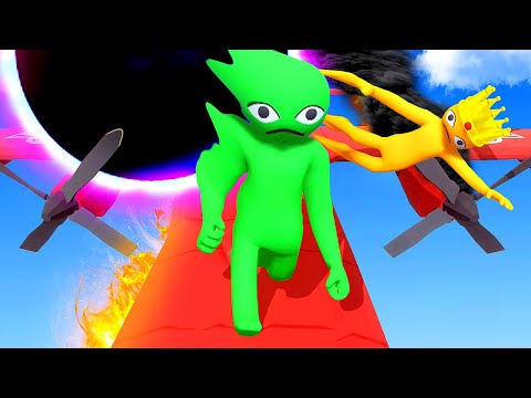 RAGDOLLS Cause Plane Crash from Black Hole - Havocado Gameplay