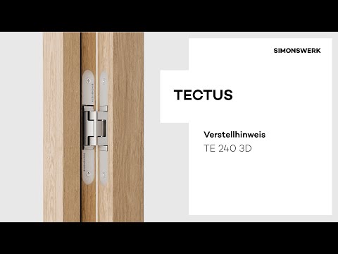 TECTUS TE 240 3D  - Verstellung