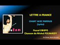 LETTRE A FRANCE - PAROLES - PASCAL OBISPO EN CONCERT (HQ)
