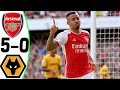 Arsenal vs Wolves 5-0 - Highlights and Goals - 2023 HD
